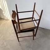 Set of 4 Italian chairs by Gianfranco Frattini.