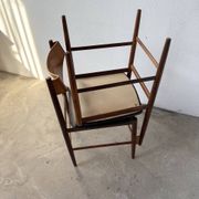 Set of 4 Italian chairs by Gianfranco Frattini.