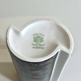Vintage vase Gerold Tettau Bavaria porcelain, postmodern