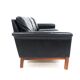 Scandinavian 3-seater leather sofa, Sweden, 1960s