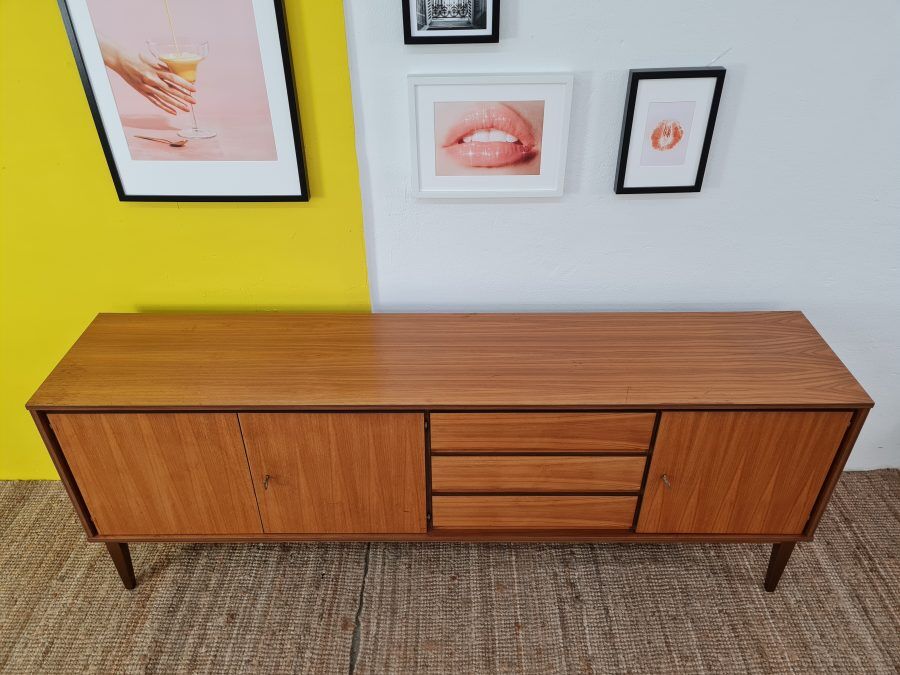 Vintage Scandinavian sideboard – 210 cm