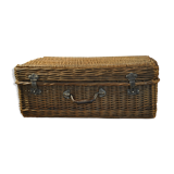 Wicker suitcase