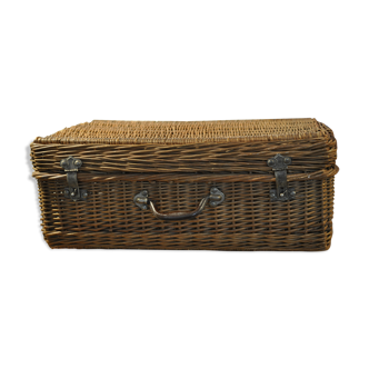Wicker suitcase