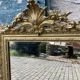 Old gilded mirror Napoleon III style