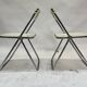 Set of four - Plia lucite folding chairs Giancarlo Piretti for Castelli