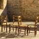 Straw chairs