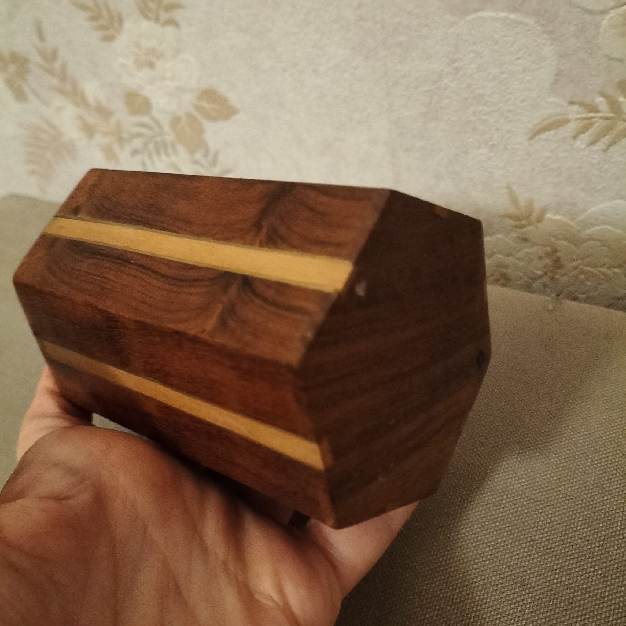 Old pencil pot, marquetry collection