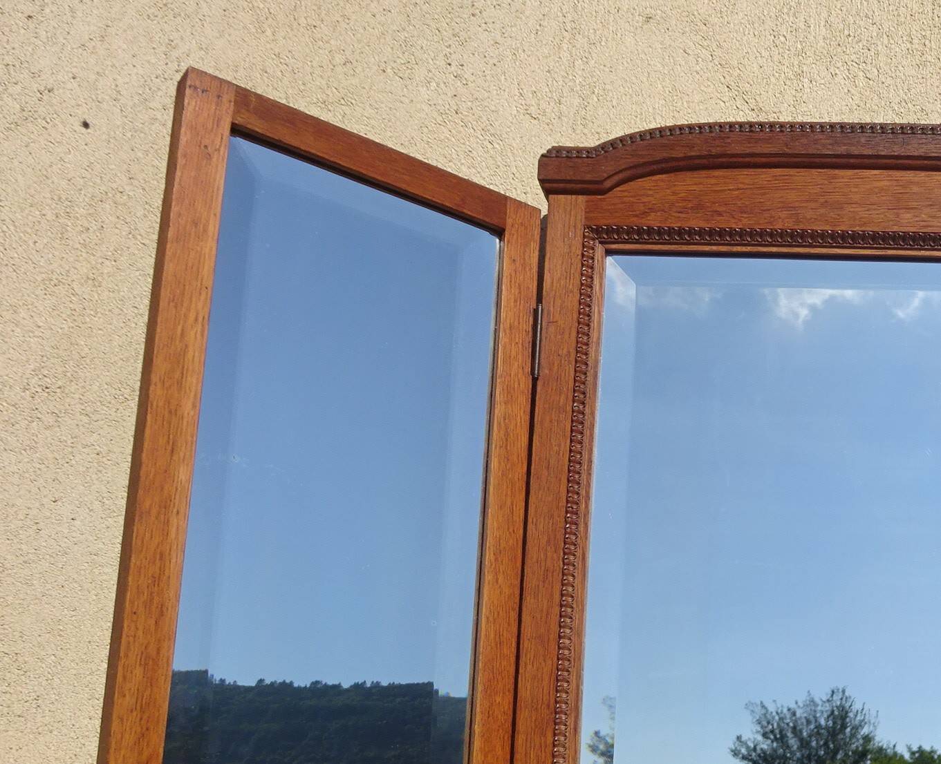 Miroir triptyque époque Art Déco