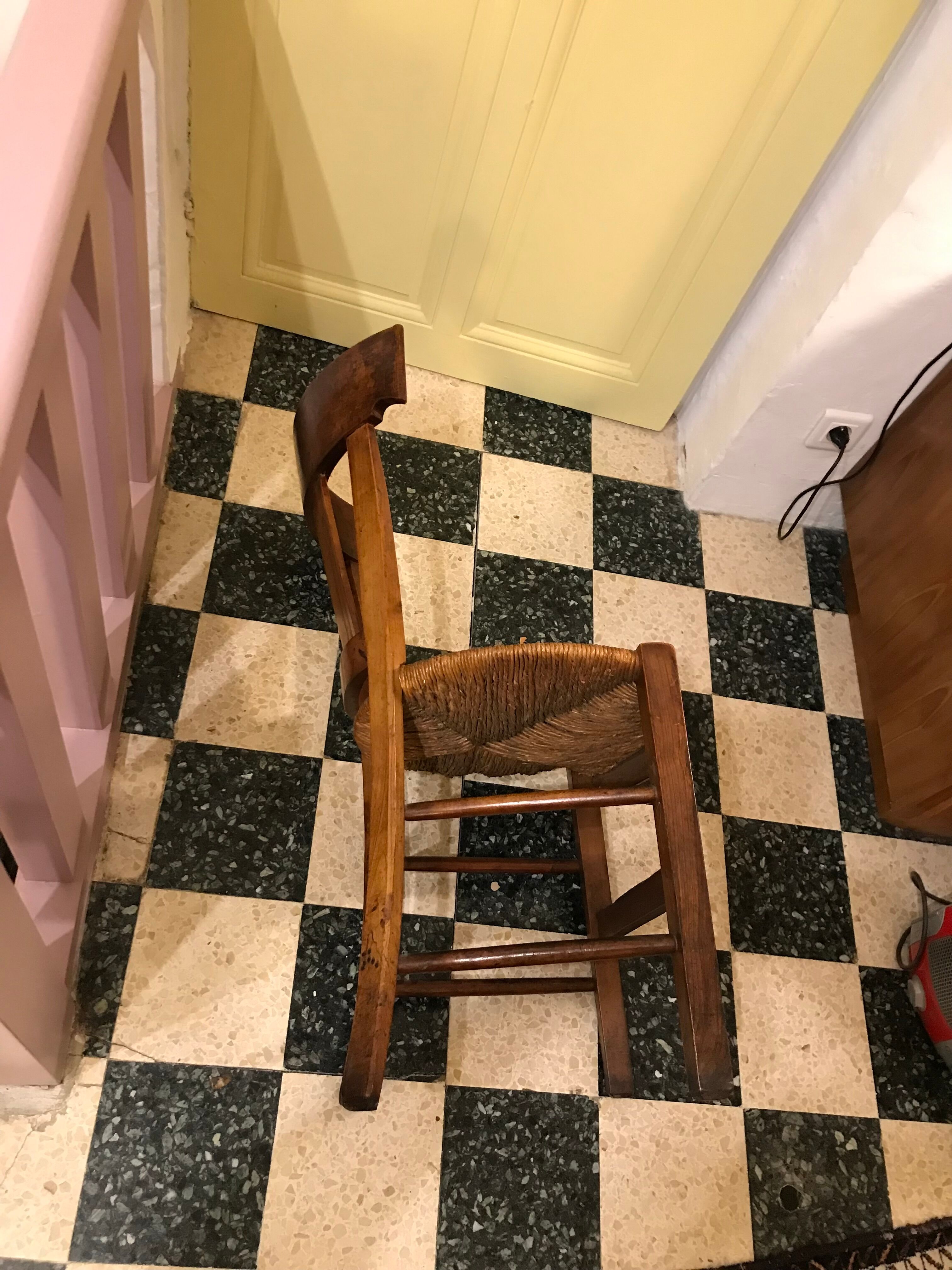 Chair with headband representing Diane early 19th century.