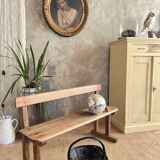 Banc école en chêne
