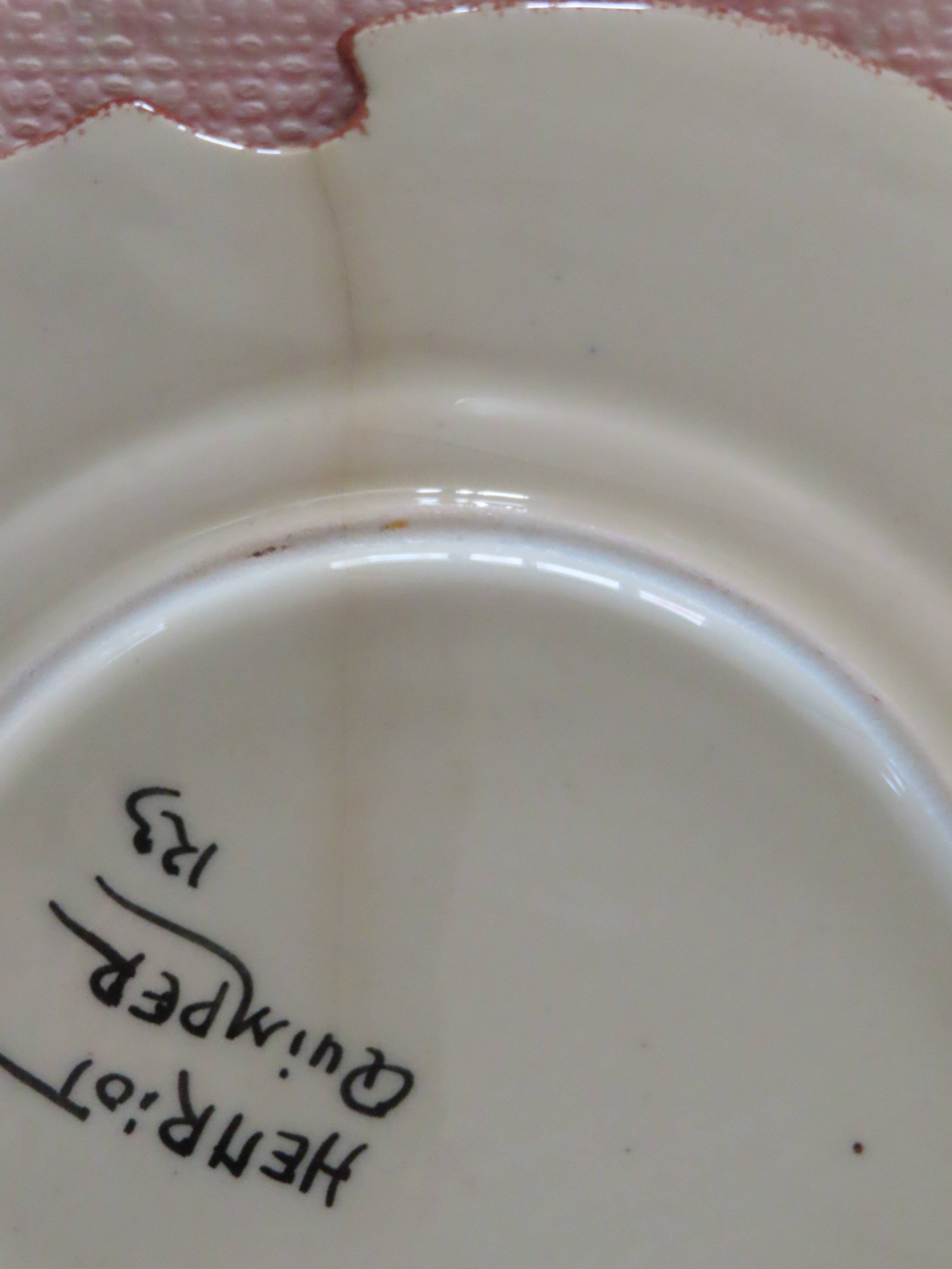 HENRIOT fish service, Quimper