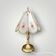 Ancienne lampe de table tactile – style Hollywood Regency- années 80