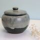 Sugar bowl, vintage pottery, French manufacture