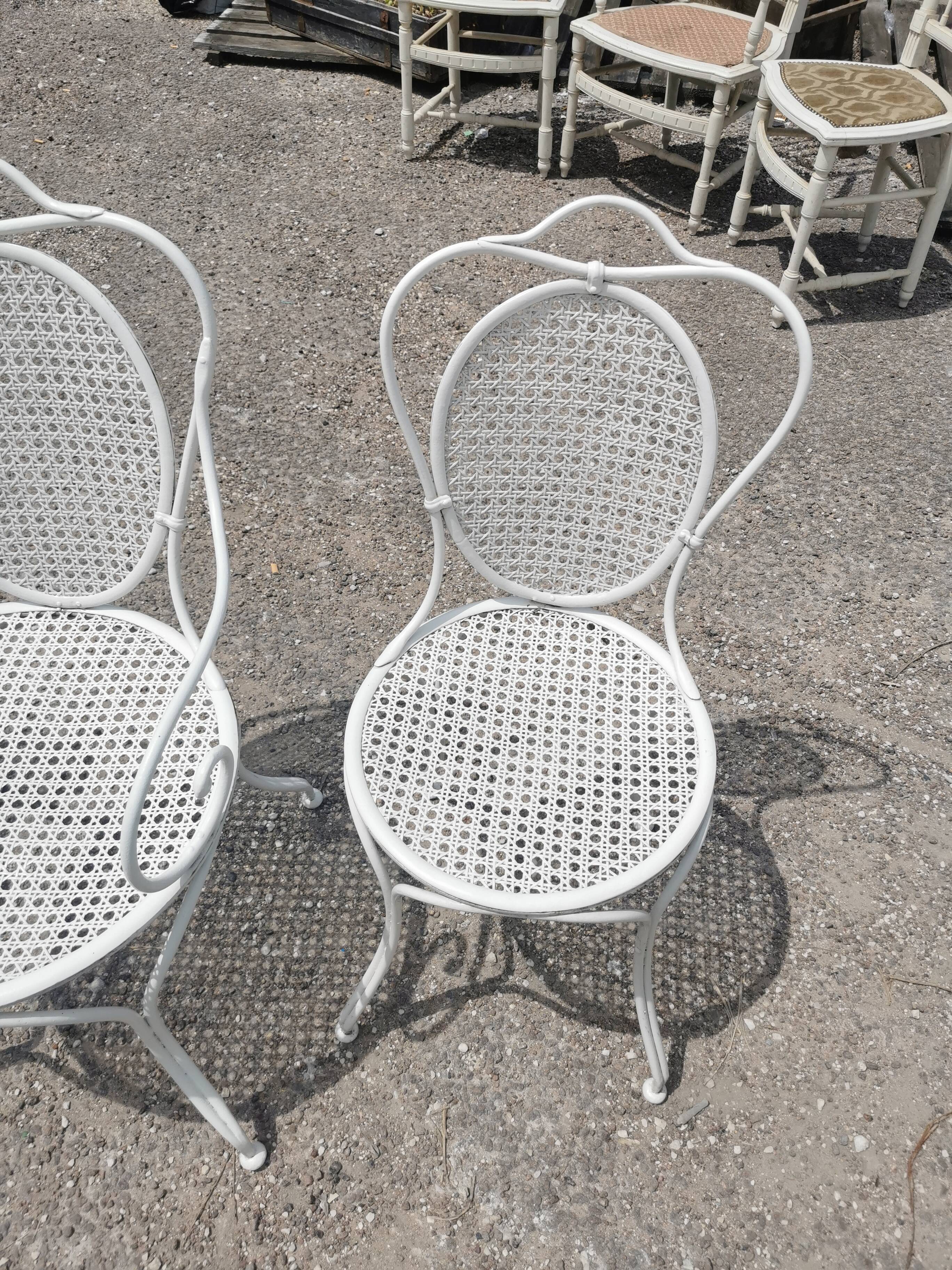 Salon de jardin fer forgé