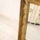 Golden Wood Wall Mirror