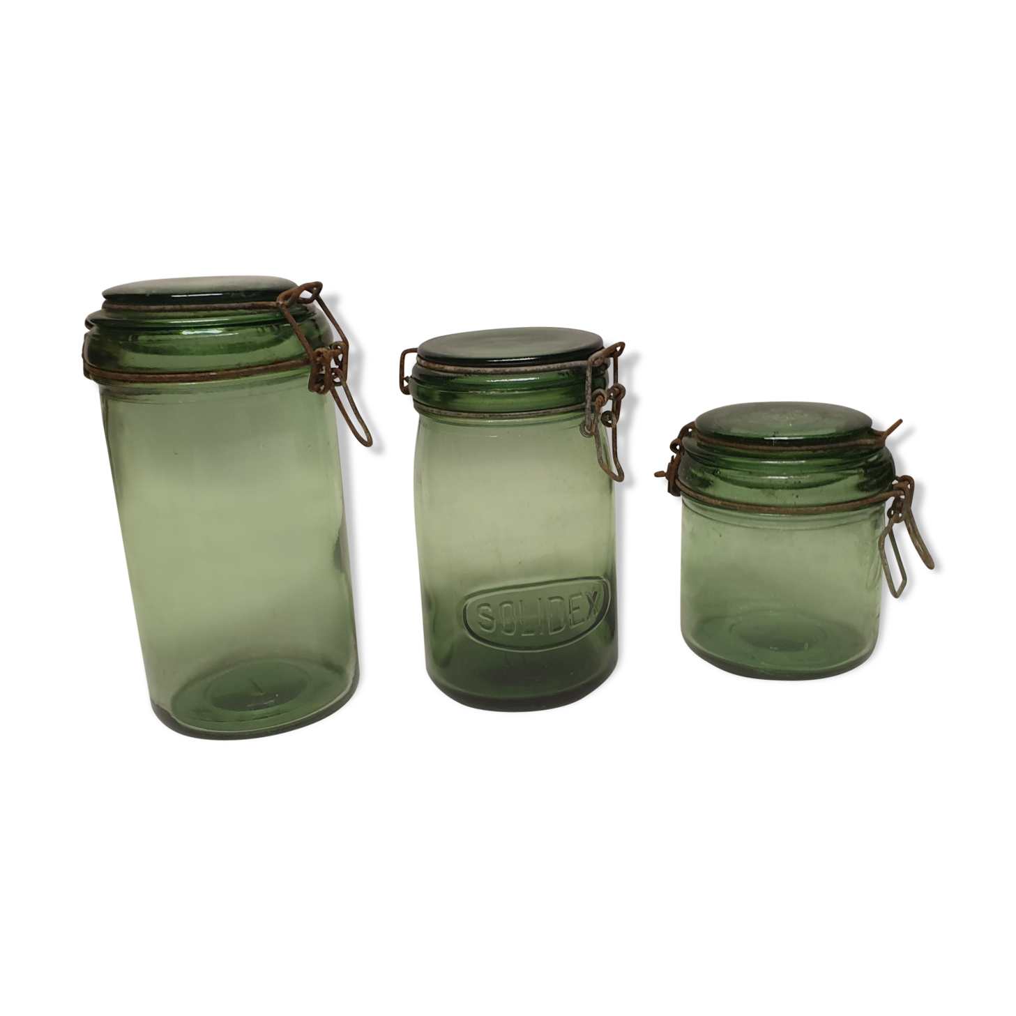 Lot of 3 old jars