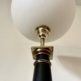 Large black marble lamp 1950