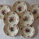 Lot 7 assiettes à dessert Sarreguemines Agreste
