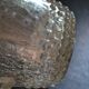 Special crackled glass pitcher with spikes