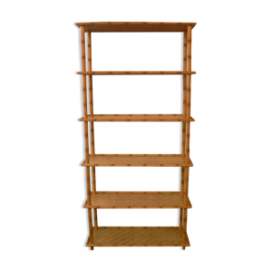 Etagère vintage bambou
