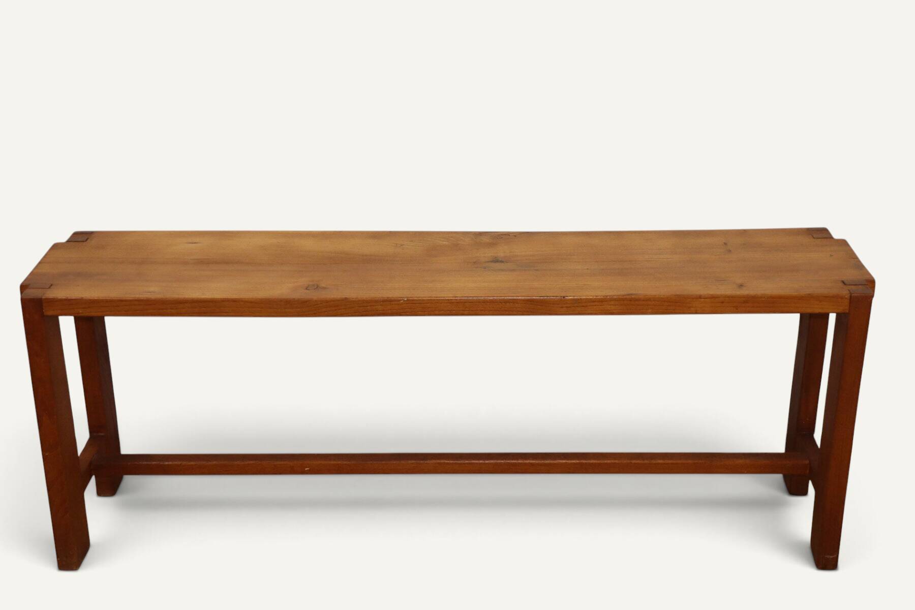 S09 bench in solid oak by Pierre Chapo – 1970s