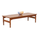 Italian mid-century low teak coffee table by Saporiti, 1960s