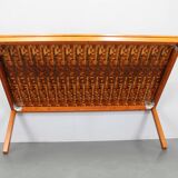 1980s Danish end-grain mosaic coffee table by Middelboe & Linduma for Tranekaer