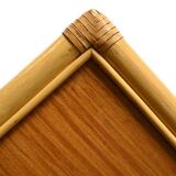 Vintage bamboo bedside tables