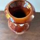 Vallauris ceramic vase, Fat Lava