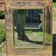 Old parecloses mirror, engraved decoration