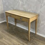 Solid wood airbrushed entrance console