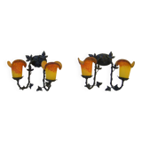 Pair of vintage wall lights