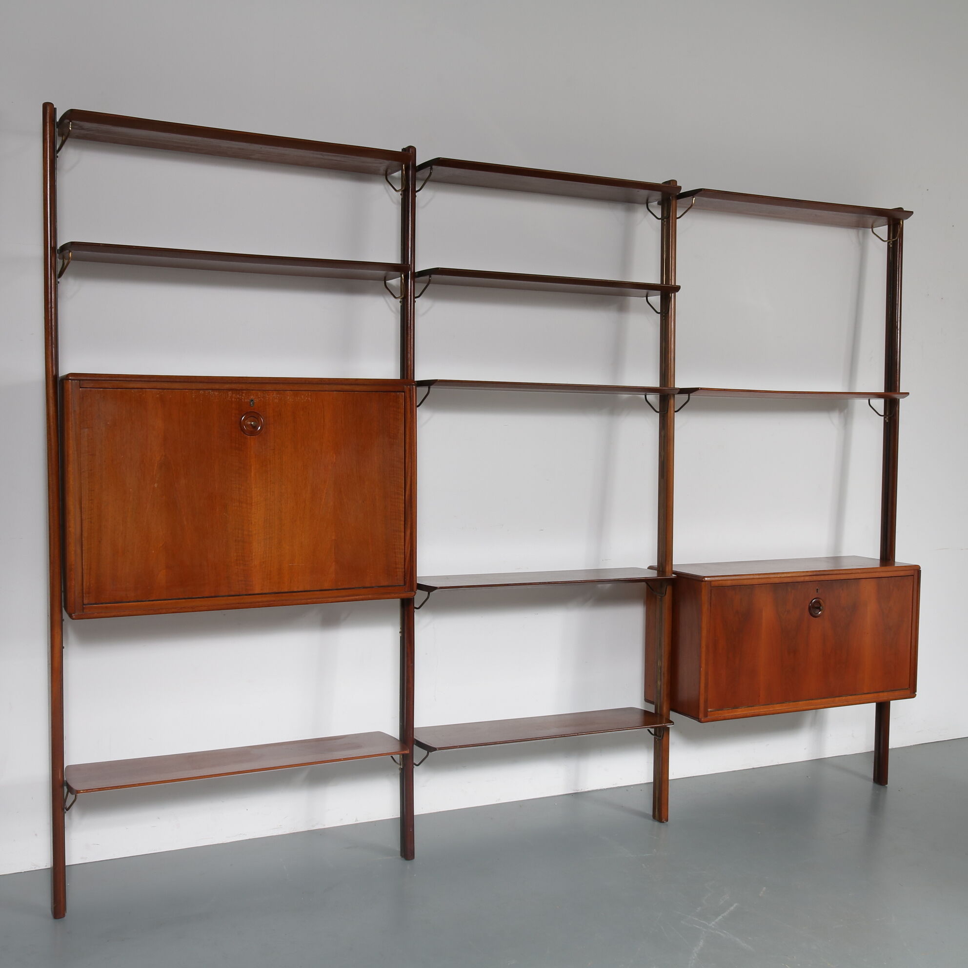 Bibliothèque conçue par William Watting, fabriqué par Scanflex Pays-Bas 1960