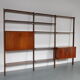 Bibliothèque conçue par William Watting, fabriqué par Scanflex Pays-Bas 1960
