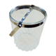 Former cut glass glass bucket & inox