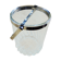 Former cut glass glass bucket & inox