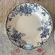 Set of 4 flat ironstone plates by Hippolyte Boulenger