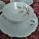 4 cups and saucers in Bavaria porcelain