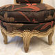 Chaise de style Louis XV en bois laqué XXème