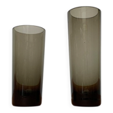Vases Vintage en Verre Allemand Fortuna Line de Rosenthal, Lot de 2