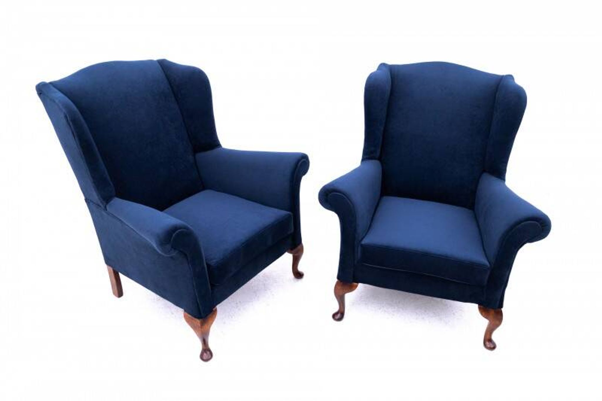Wingback chairs, Northern Europe, mid-20th century. After renovation.