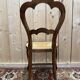 Suite de 6 chaises paillées d'époque Louis Philippe