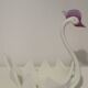 Vintage glass swan catchall from Italy