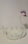 Vintage glass swan catchall from Italy