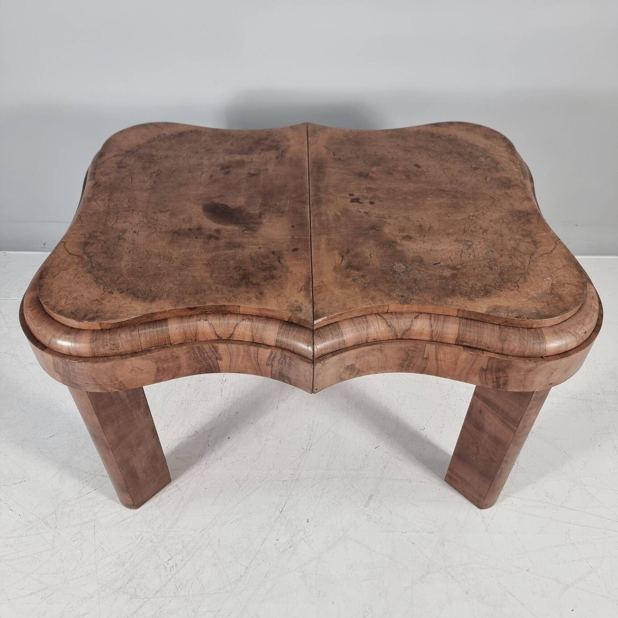Art Deco Wood Table, 1940s