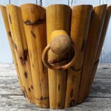 Rattan bamboo pot cache