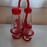 Guzzini oil/vinegar/salt/pepper set made in italy