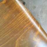 Set of 4 Scandinavian chairs with two-tone bars