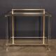 20thC French Brass & Lucite Console Table By Pierre Vandel c.1970