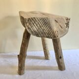 Brutalist tripod farm stool